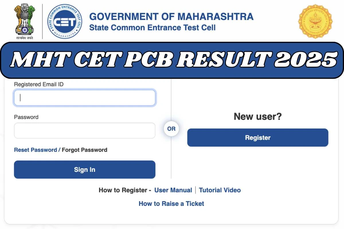 MHT CET PCB Result 2025